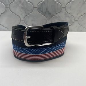 Vineyard Vines American Flag Belt Size 28